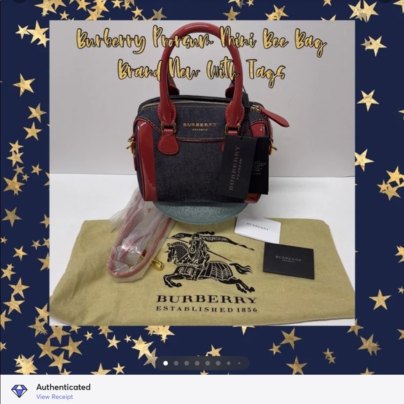 🐝HOST PICK! SOLD TO MY BRILLIANT FRIEND! NWT $2000 BURBERRY PRORSUM MINI BEE - Picture 15 of 16